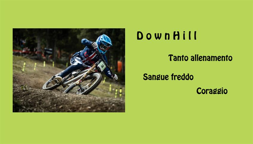 Downhill adrenalina allo stato puro Downhill adrenalina allo stato puro